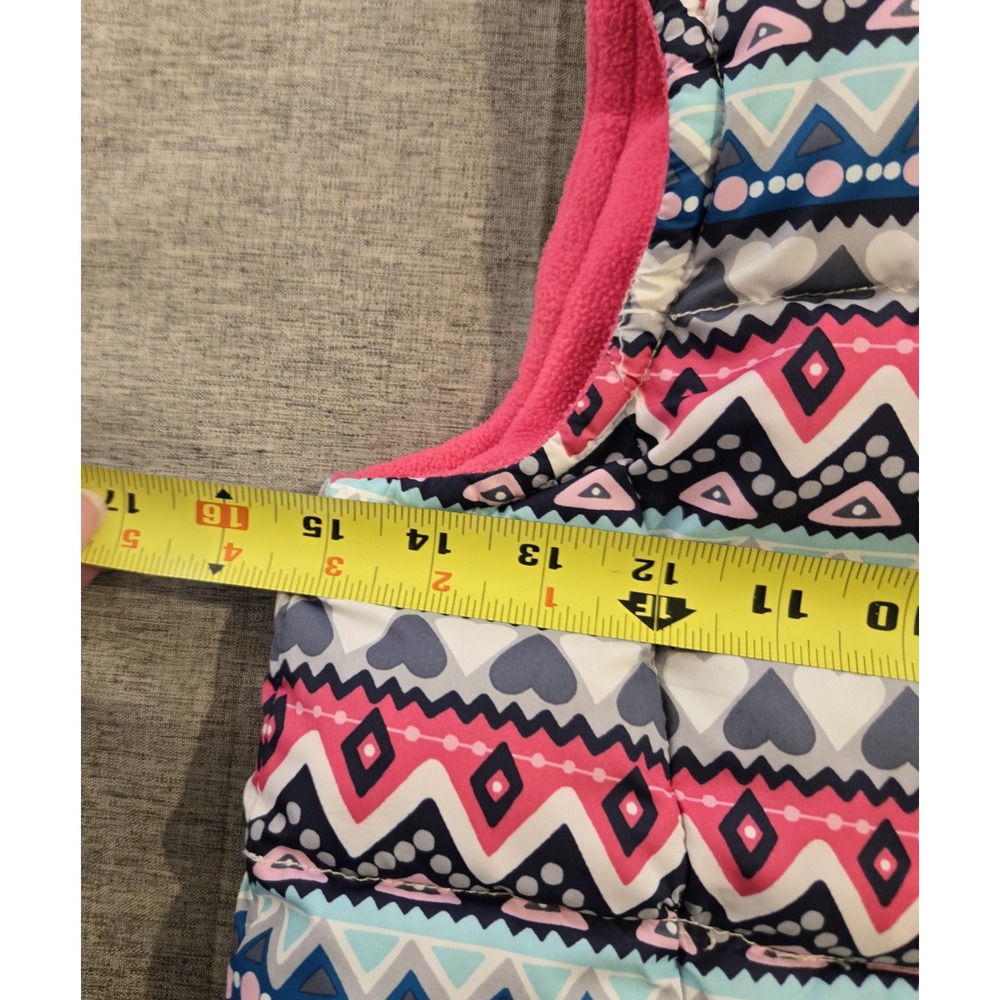 Gymboree Girl's Fleece Lined Puffer Coat Vest w/ Pockets Size L (10-12) - Picture 6 of 9